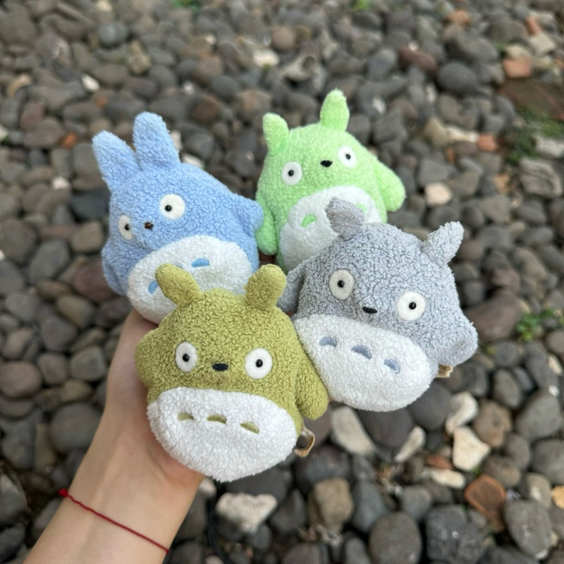 Totoro Studio Ghibli Boneka Bulir Nibariki Tokuma Shoten Biru Hijau Abu - Boneka Preloved