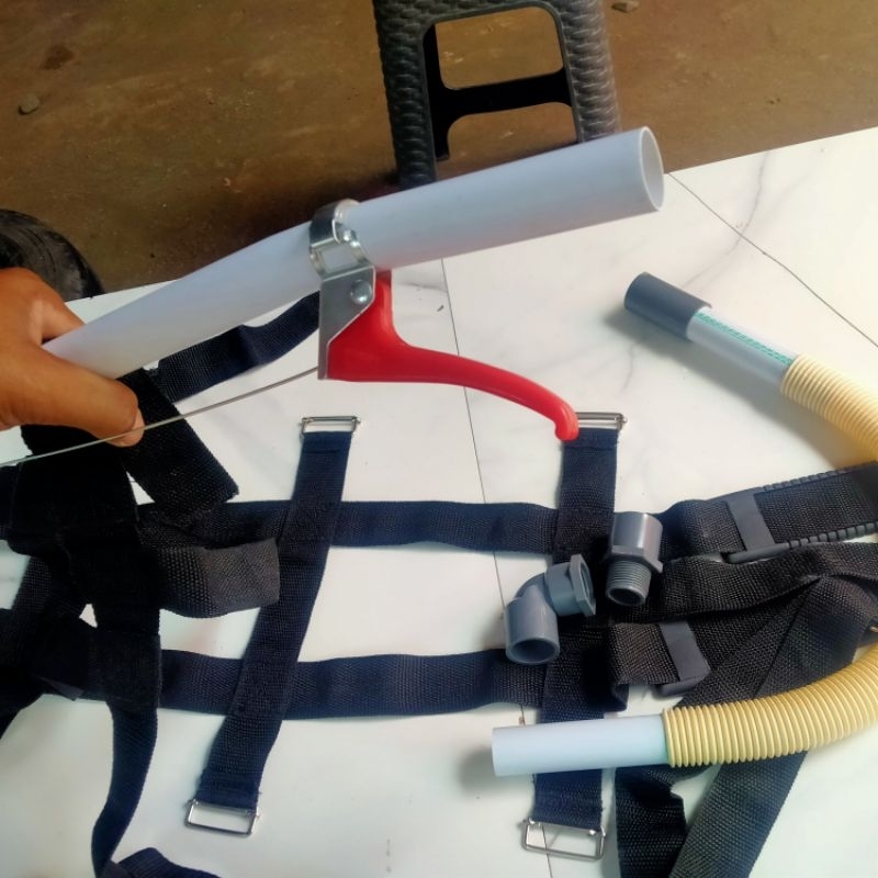 tali gendong alat kocor set/tali rangsel alat kocor satu set/tali jurigen Ori