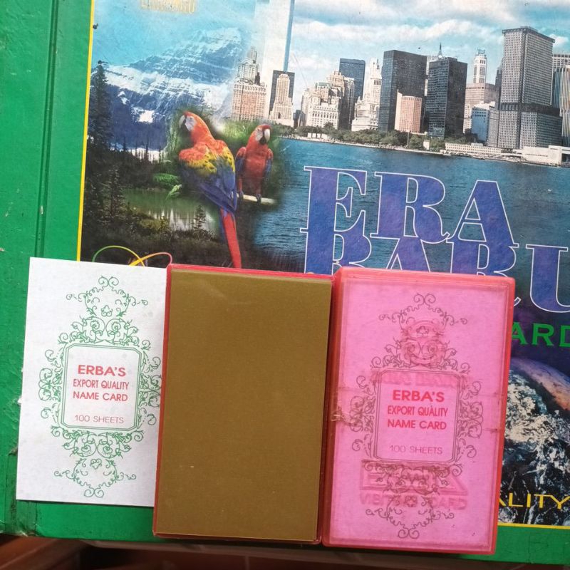 

ERBA PROMO KARTU NAMA ERA BARU | PRODUK DIJAMIN ORIGINAL | HARGA TERMURAH | KARTU NAMA ISI 100 | KARTU NAMA POLOS | KARTU NAMA BERGAMBAR