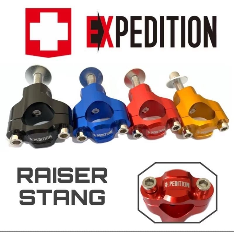 Raiser Stang Motor EXPEDITION Peninggi Stang Fatbar Protaper Crf 150l Klx Wr155 Dtracker Supermoto