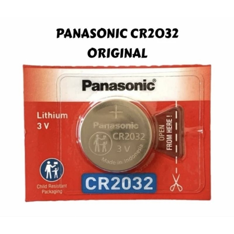 Baterei CR2032 Panasonic Asli Original / Baterai CR2032