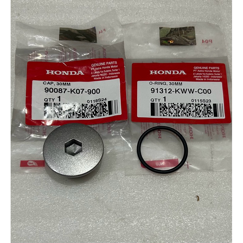 Cap 30mm + ORing Tutup Magnet Besar Blade125 PNP Tiger Karisma Ori AHM 90087K07900