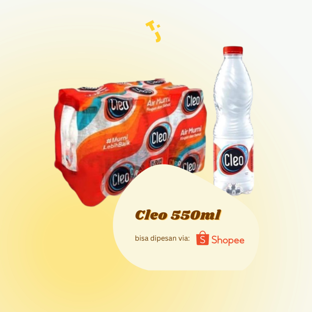 

TJ Plastik Air Murni Cleo 550ml Box