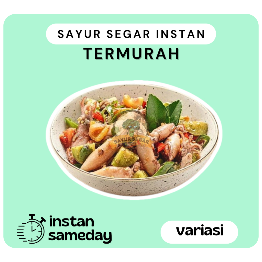 

Cumi Asin Cabe Ijo Mantap - Sayur Segar Instan