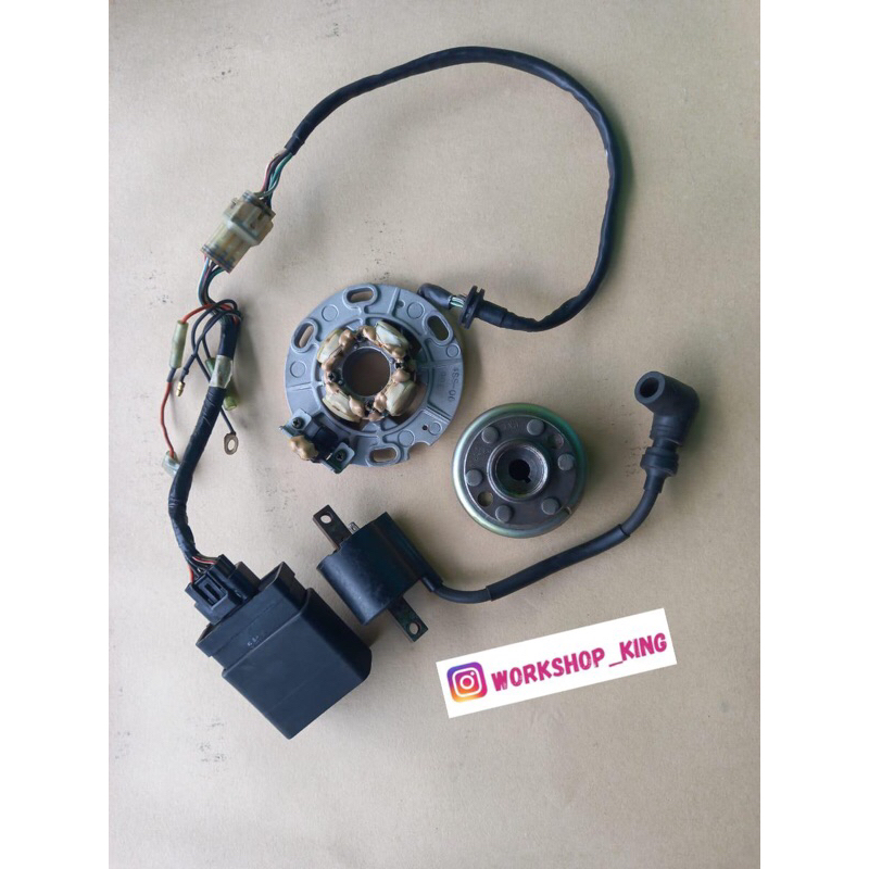 pengapian magnet yz 125 copotan pick up panjang koil cdi yz 125 moric garputala 4ss 4xm 5mv garputal