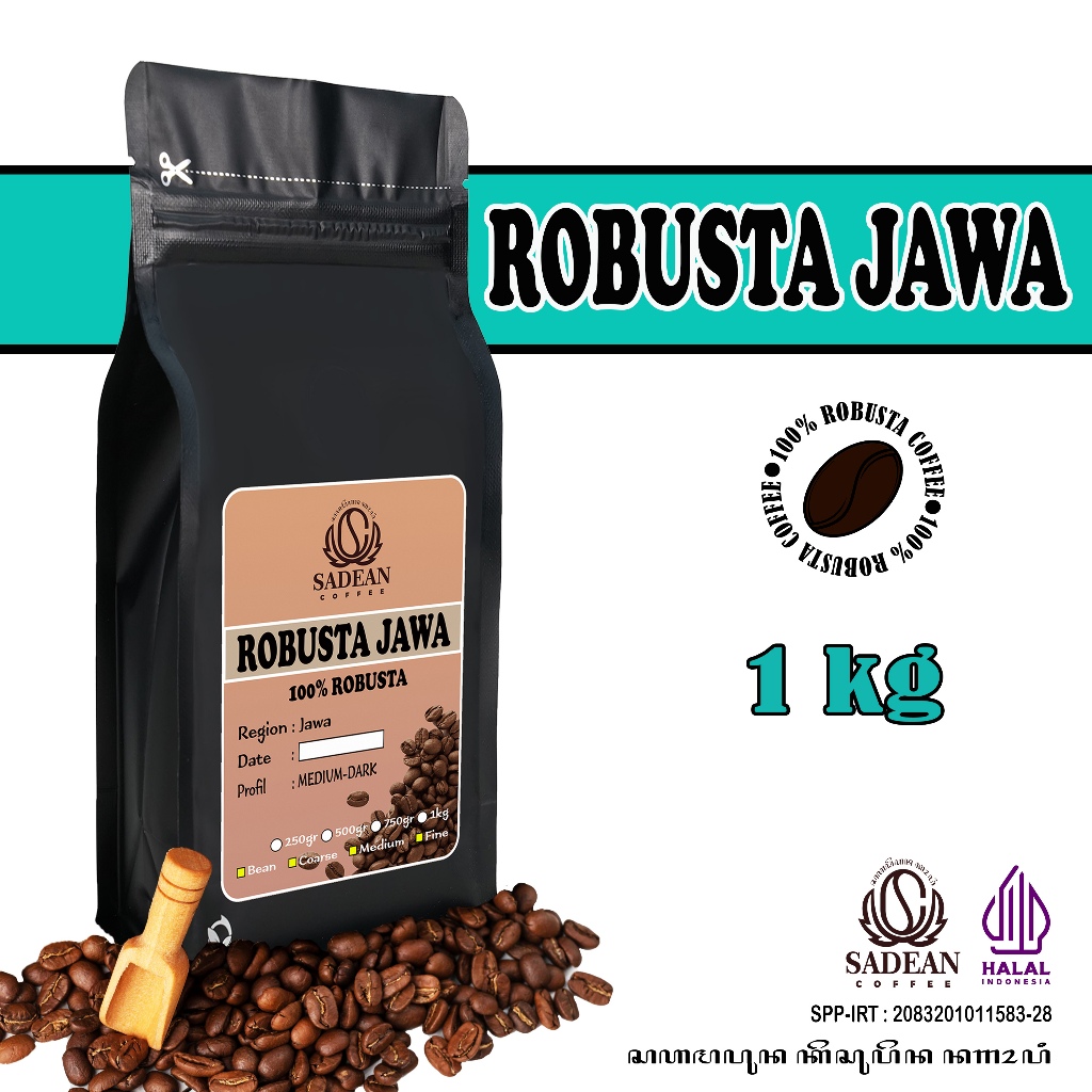 

Kopi Robusta Jawa 1kg / Biji Kopi Robusta Java Jawa 750gr / Kopi Robusta Java 1 kg