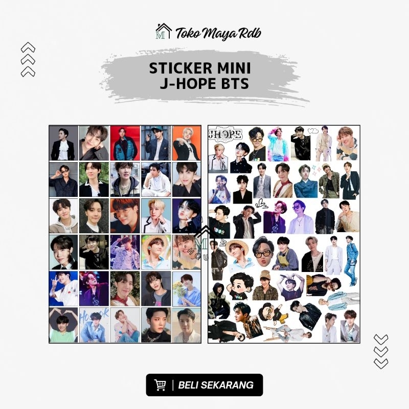 

Sticker Jhope BTS ARMY | Stiker A4 BTS BANGTAN BTS 21 KPOP