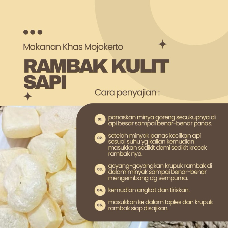 

Ukf5Pc6F4H (Kuliner.Kita) Krecek Rambak Kulit Sapi Halimah Bentuk Potongan Stik Mie 1Kg