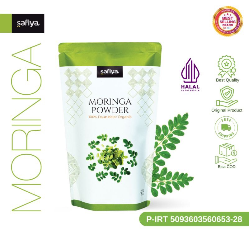 

(250g) Moringa Powder Safiya/Bubuk Daun Kelor Safiya/Bubuk Daun Kelor Asli