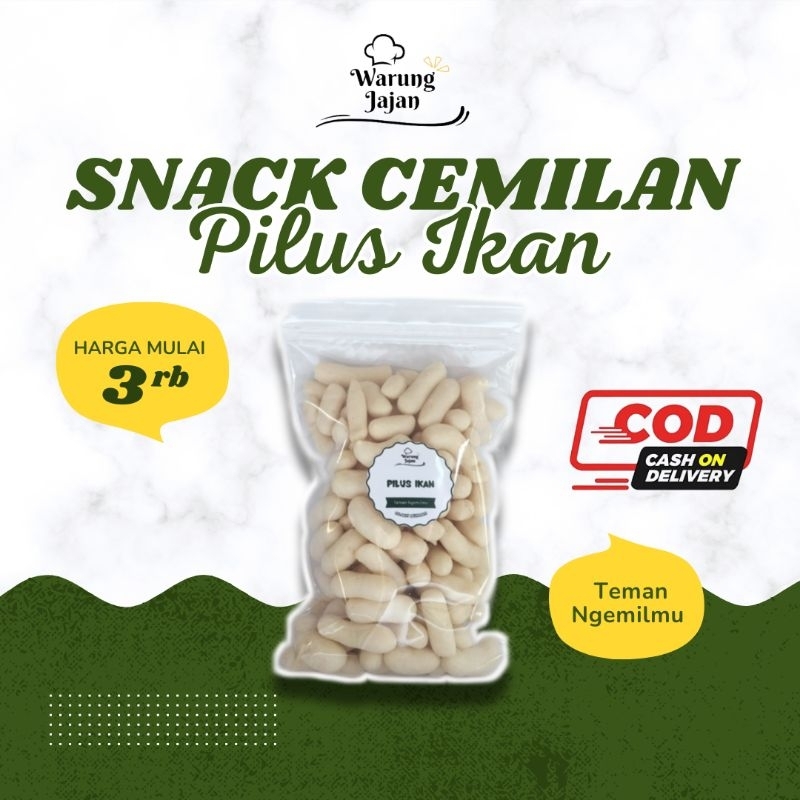 

Snack Pilus Ikan Harga Mulai 3 Ribuan / Snack Cemilan / Aneka Snack