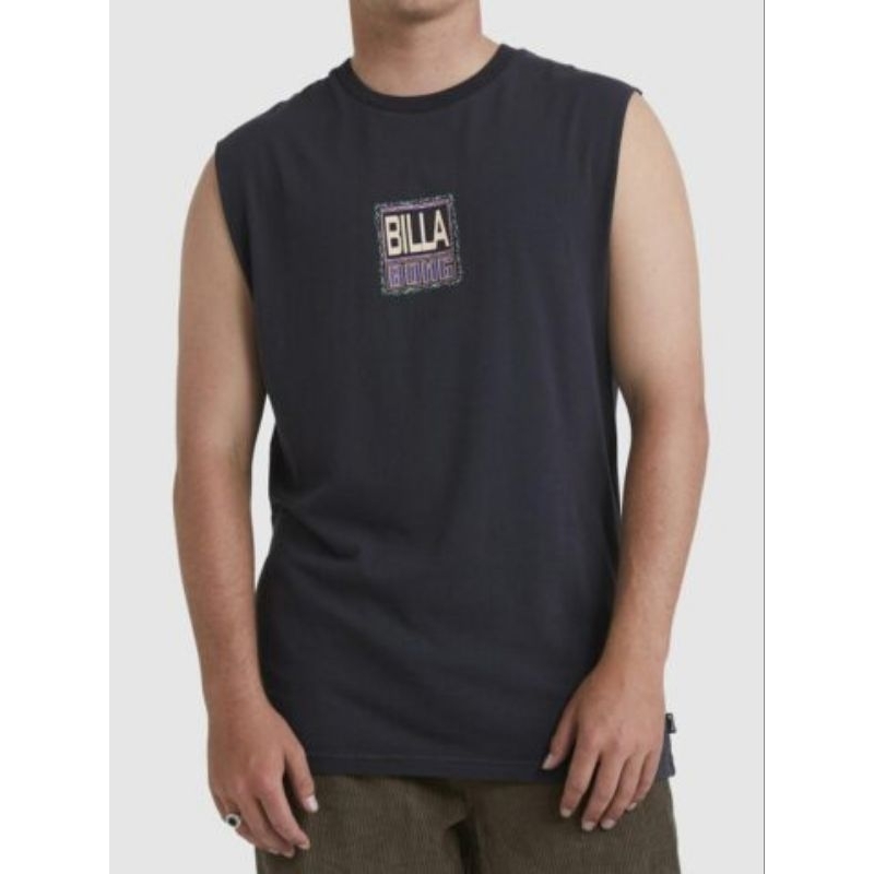 kaos singlet billabong static muscle original