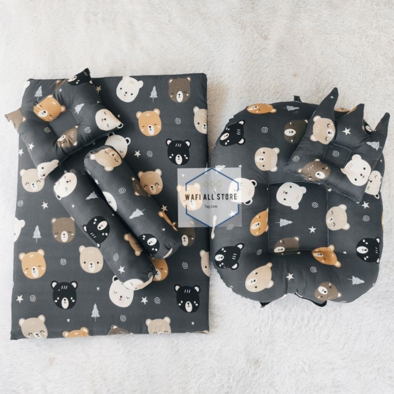 1 set sofa bayi dan kasur bayi karakter isi full silikon