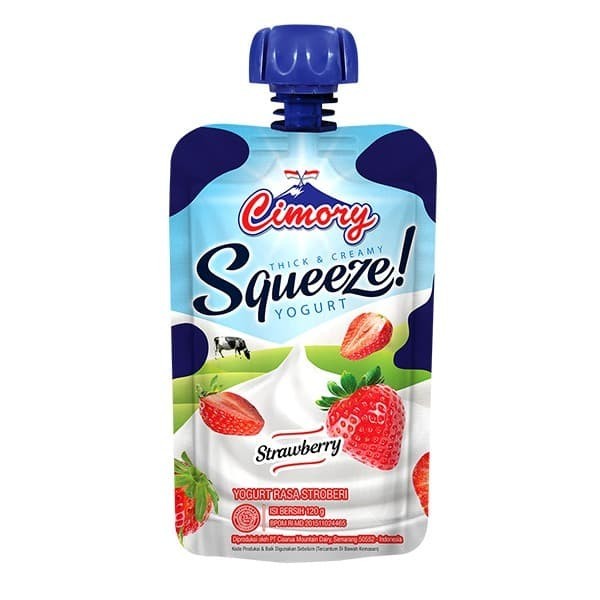 

Cimory Squeeze Yogurt Strawberry 120 g