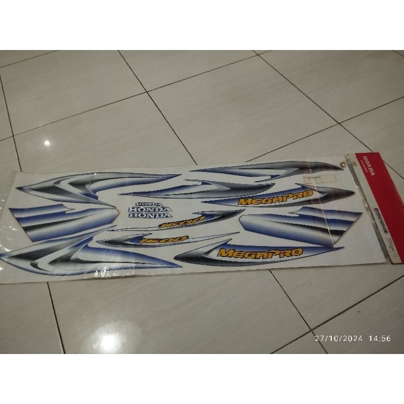 Striping stiker mp megapro lama hiu original baru AHM 871x0 KEH 890zc