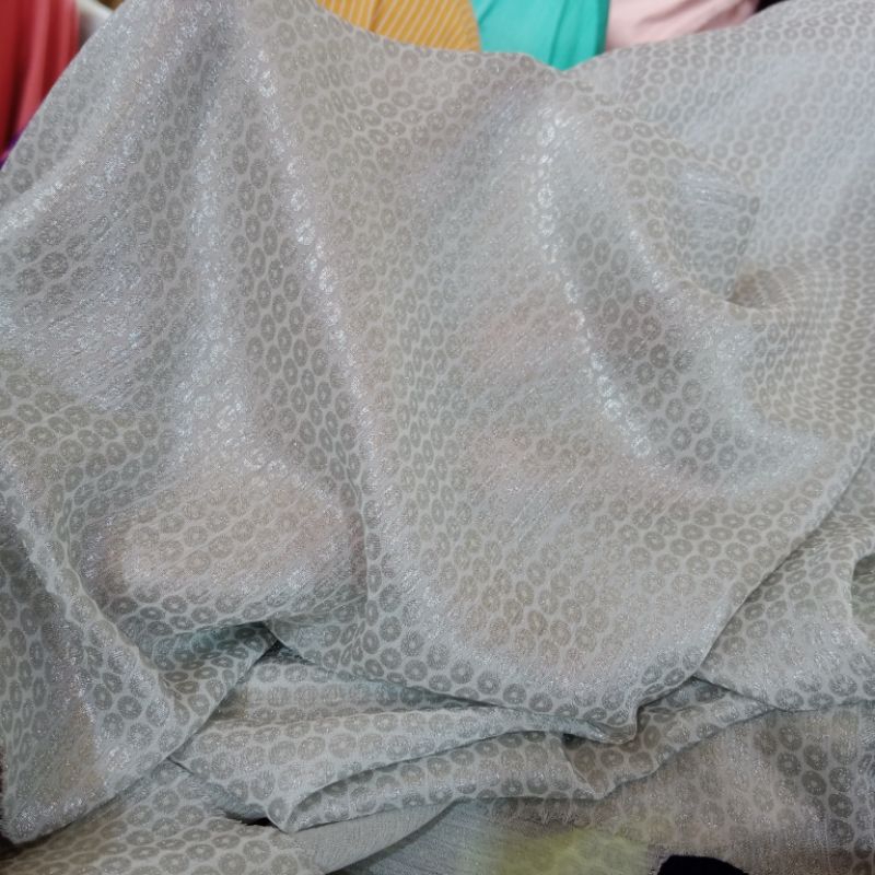 kain sifon - kain sifon metalik - kain sifon import - kain sifon embos - kain sifon LA - kain metera