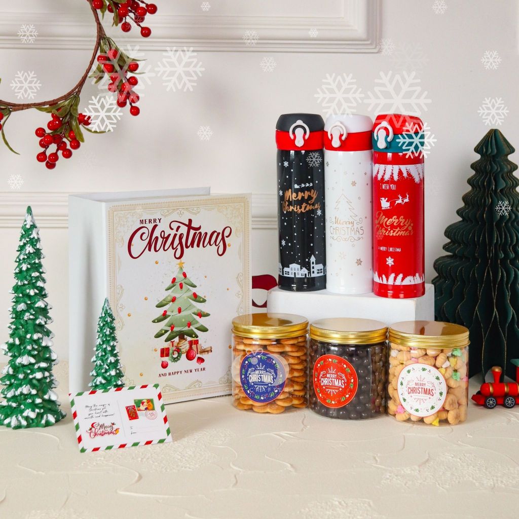 

[READY STOCK] Hampers Hardbox Natal Isi Kue Natal & Tumblr / Christmas Gift Edition