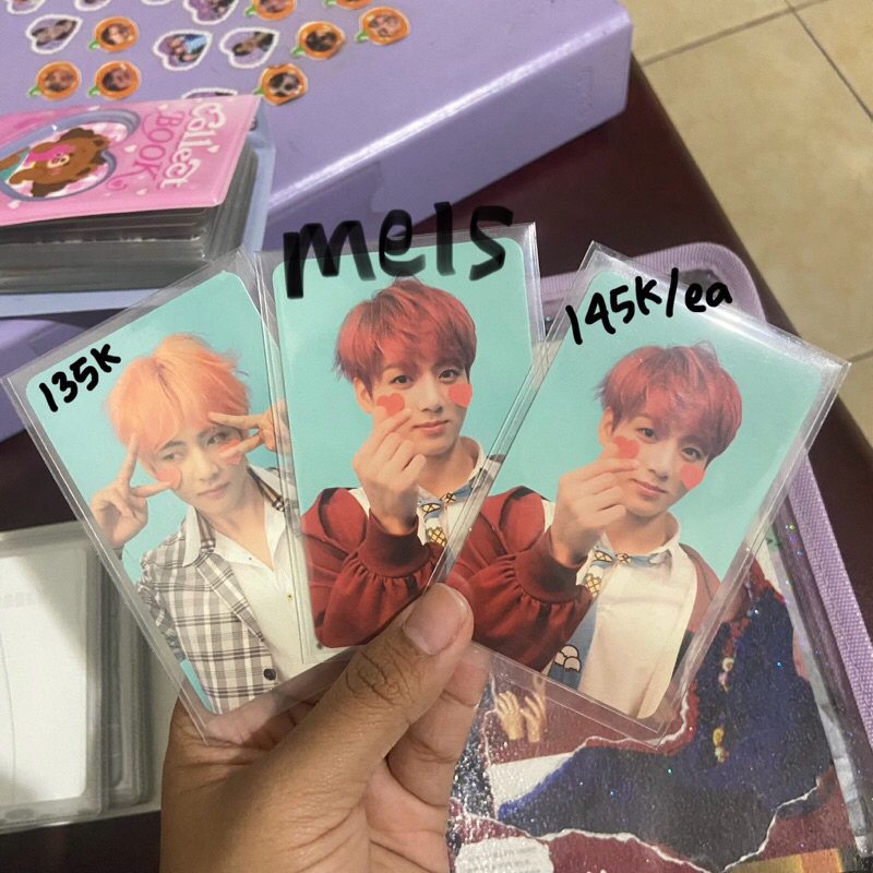 OFFICIAL PHOTOCARD BTS APBUM ANSWER F LOPE TAEHYUNG V JUNGKOOK