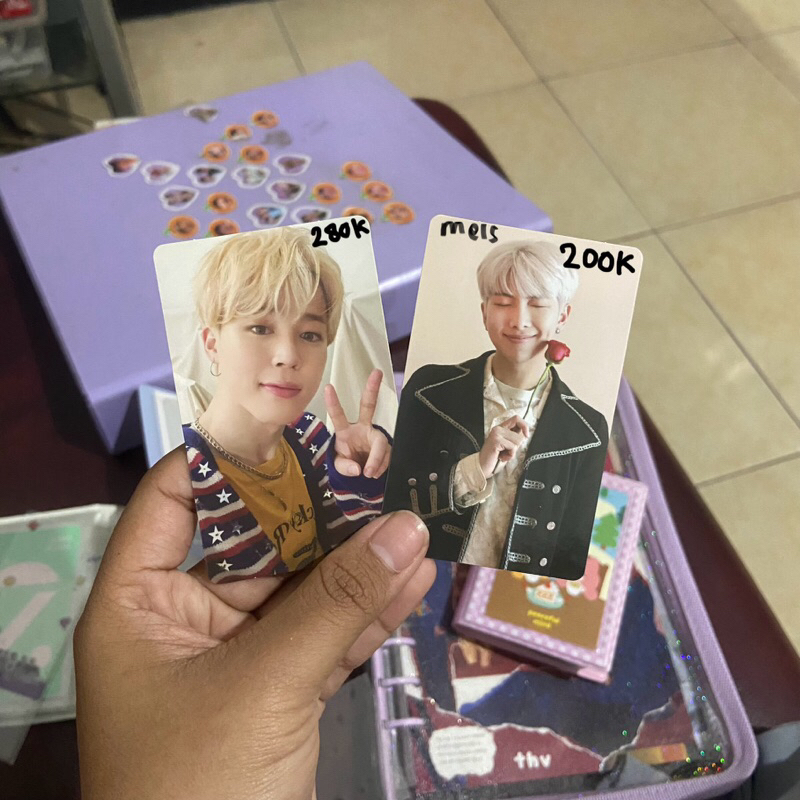 OFFICIAL PHOTOCARD BTS DVD DECO KIT JIMIN MEMORIES 2019 NAMJOON RM PC