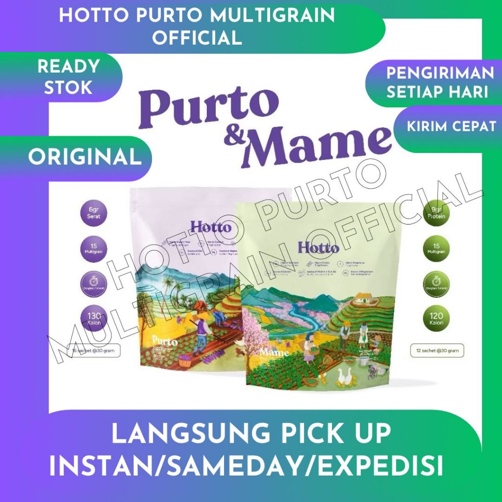 

BUNDLING HOTTO PURTO 16 SACHET & HOTTO MAME 12 SACHET