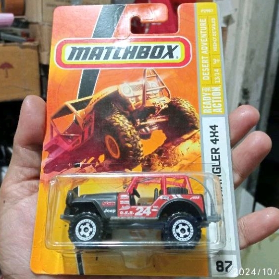 MATCHBOX JEEP WRANGLER 4x4