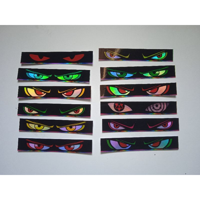 

Stiker lampu mata bus isi 12 pcs