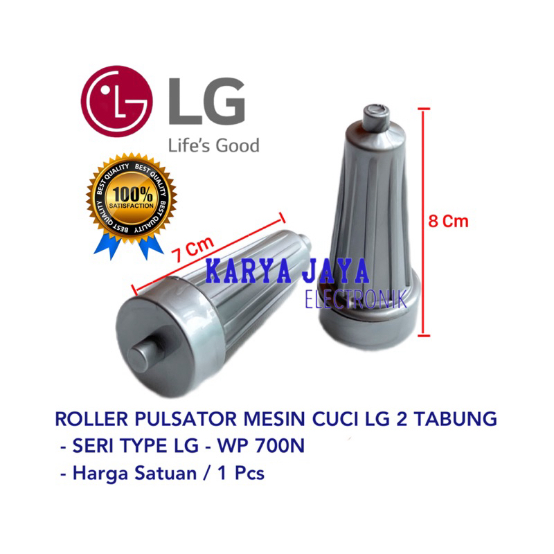 Roller Pulsator Mesin Cuci LG Seri WP 700N / Roda Mesin Cuci LG 2 Tabung