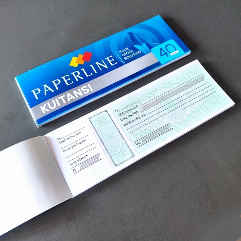 

1 Pak Buku Kwitansi Kecil Paperline Isi 10 Buku