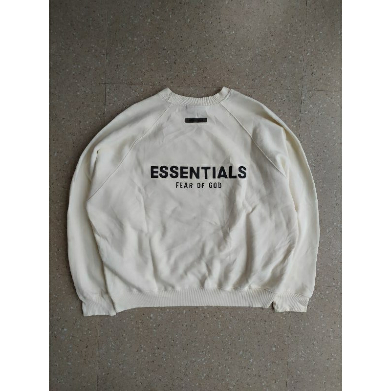 [Size XL] Essentials Fear Of God Crewneck Sweter Oversize Second Original