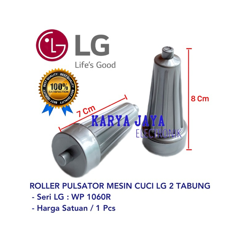 Roller Pulsator Mesin Cuci LG Seri WP 1060R / Roda Mesin Cuci LG 2 Tabung