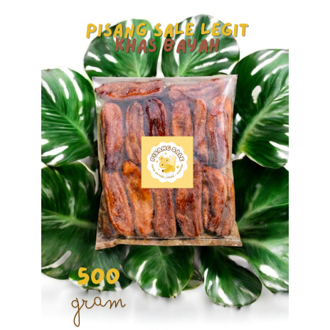

Pisang Sale Legit Khas Bayah, Lebak - banten 500 Gram