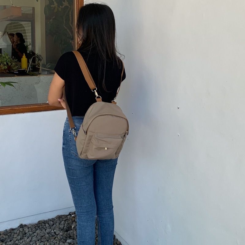 MIYA MINI BACKPACK | Ransel Mini Canvas wanita