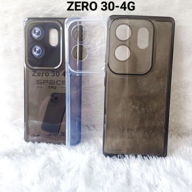 Case BENING Hitam Transparan HP Infinix Zero 30-4G / Infinik Zero 30 5G Space Tpu Camera Protection