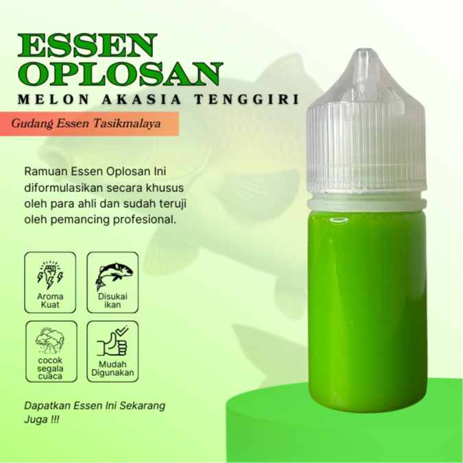 Essen Oplosan Ikan Mas Paling Ampuh Aroma Melon Akasia Tenggiri