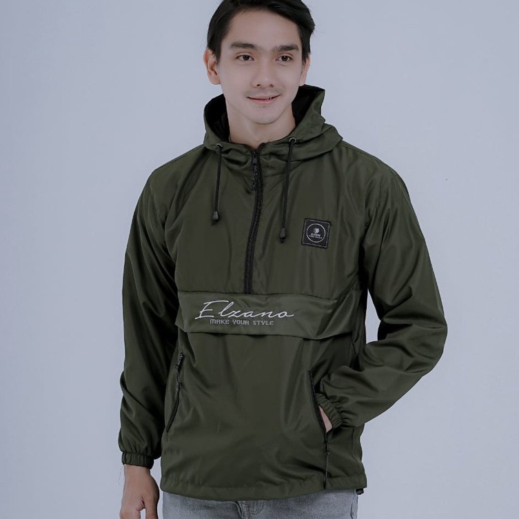 Cougle Man Elzano  Jaket Parasut Pria dan Wanita