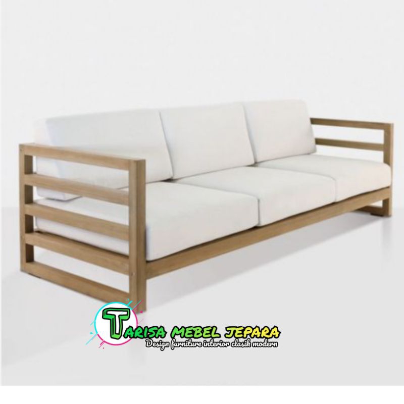 sofa minimalis kayu jati tua sofa custom sofa tv tamu sofa kluarga aesthetic
