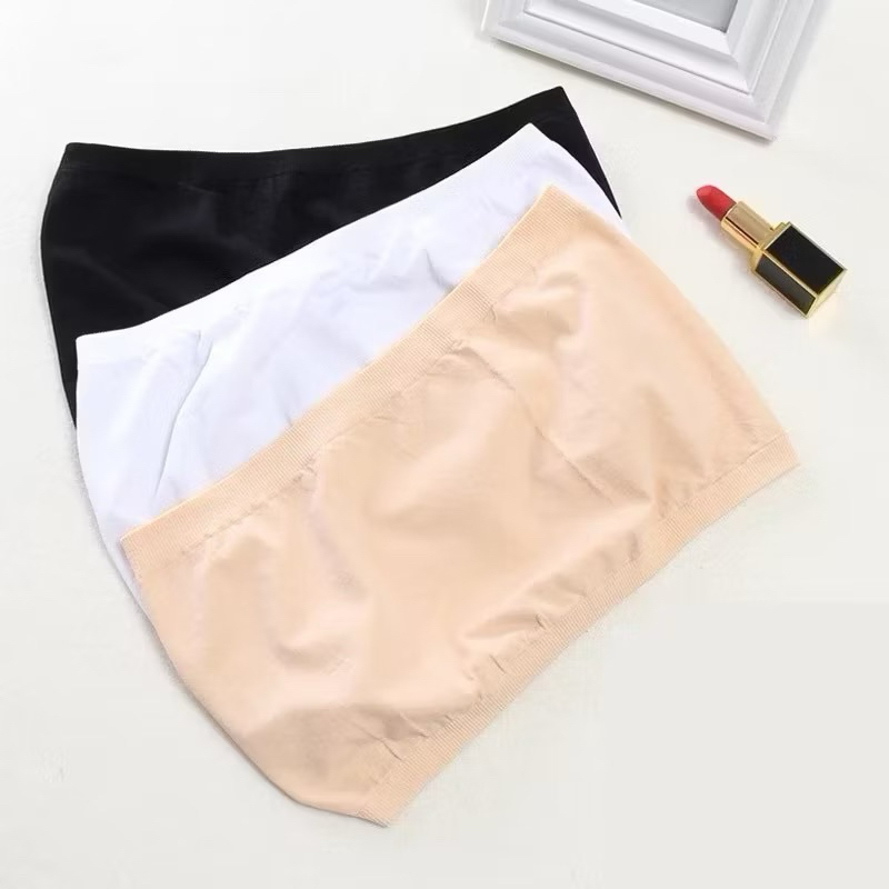 Kemben Wanita Crop Seamless Tanpa Tali Tanpa Kawat Non Busa Bra Wanita BH Wanita Inner Daleman Dalam