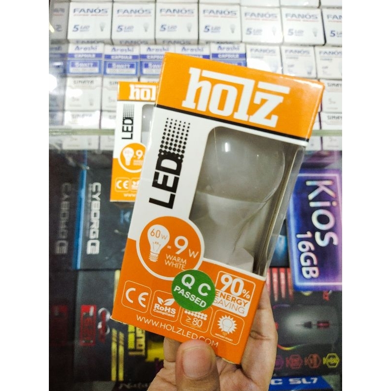 HOLZ Lampu Bohlam LED 9watt Kuning Ori