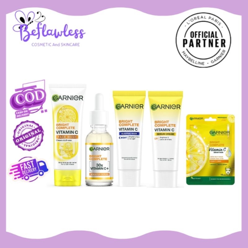 Garnier Paket Lengkap Size Kecil || Paket Garnier Bright