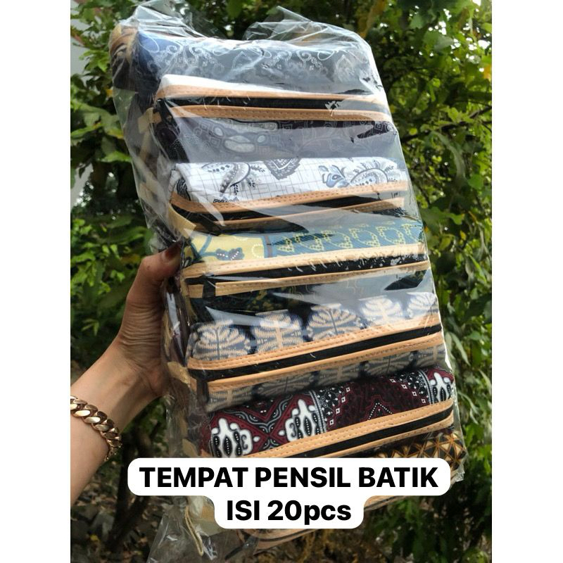 

LANGSUNG KIRIM!!! SOUVENIR PERNIKAHAN TEMPAT PENSIL BATIK isi 20pcs