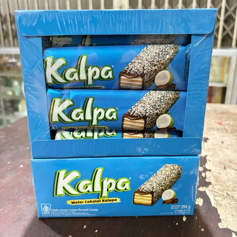 

Kalpa Wafer Coklat Kelapa Box isi 12 pcs