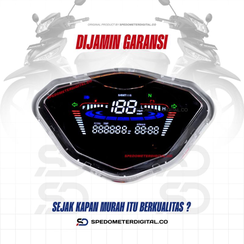 Spedometer Digital Supra X  125 FI