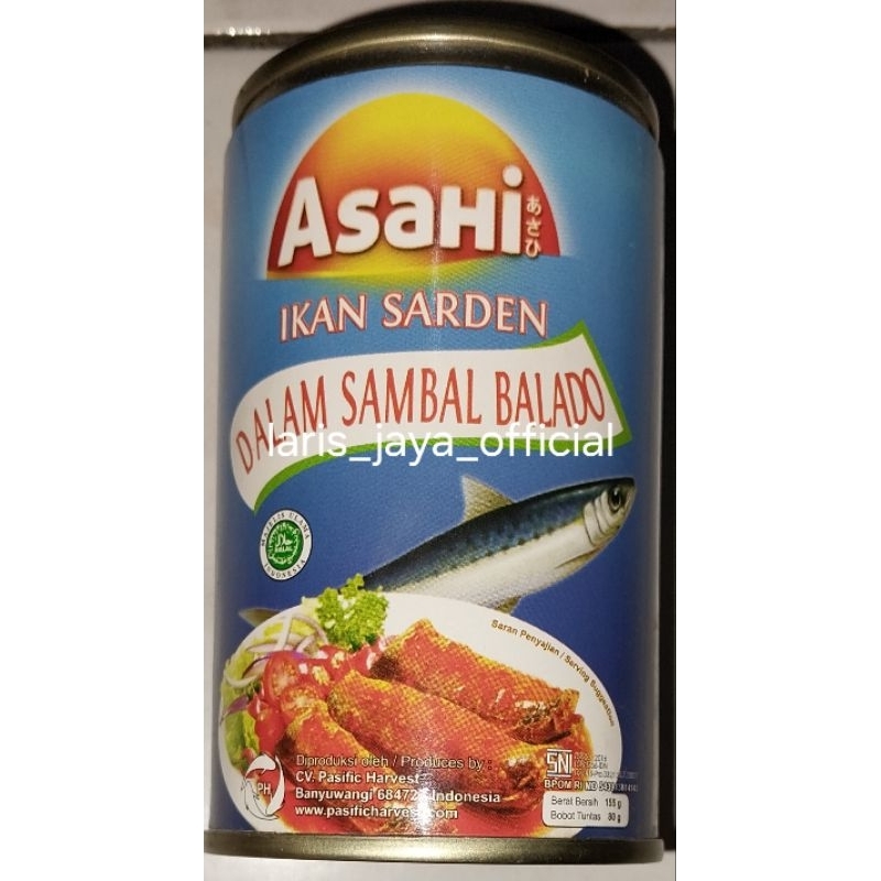 

asahi ikan sarden dalam sambal balado 155gr