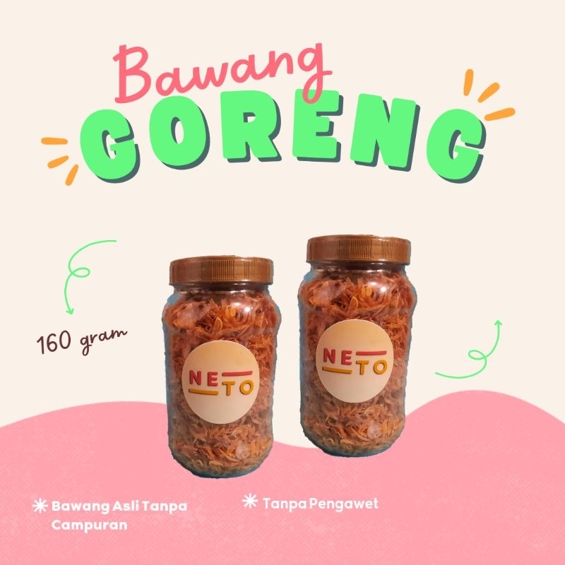 

Bawang Goreng Premium Grade A 160 gram