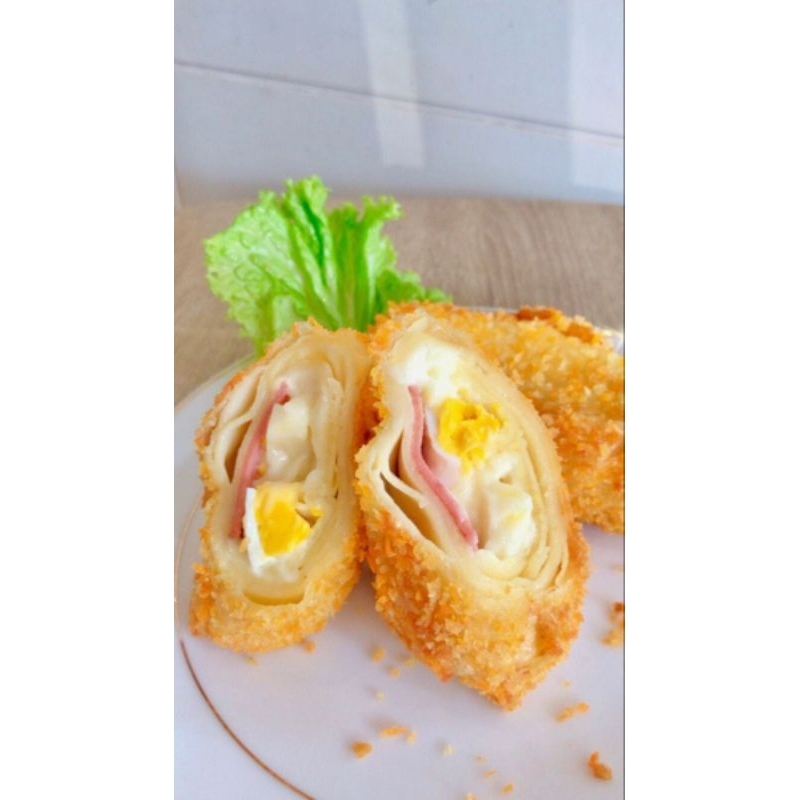 

Risol Mayo Beef Telur Home Made