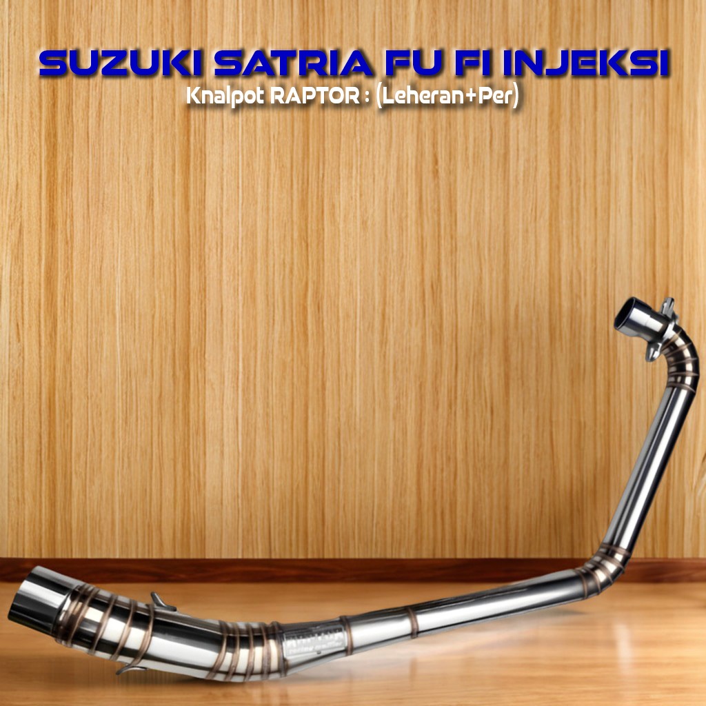 RAPTOR Leheran Knalpot Racing Suzuki Satria FU FI Injeksi - Original