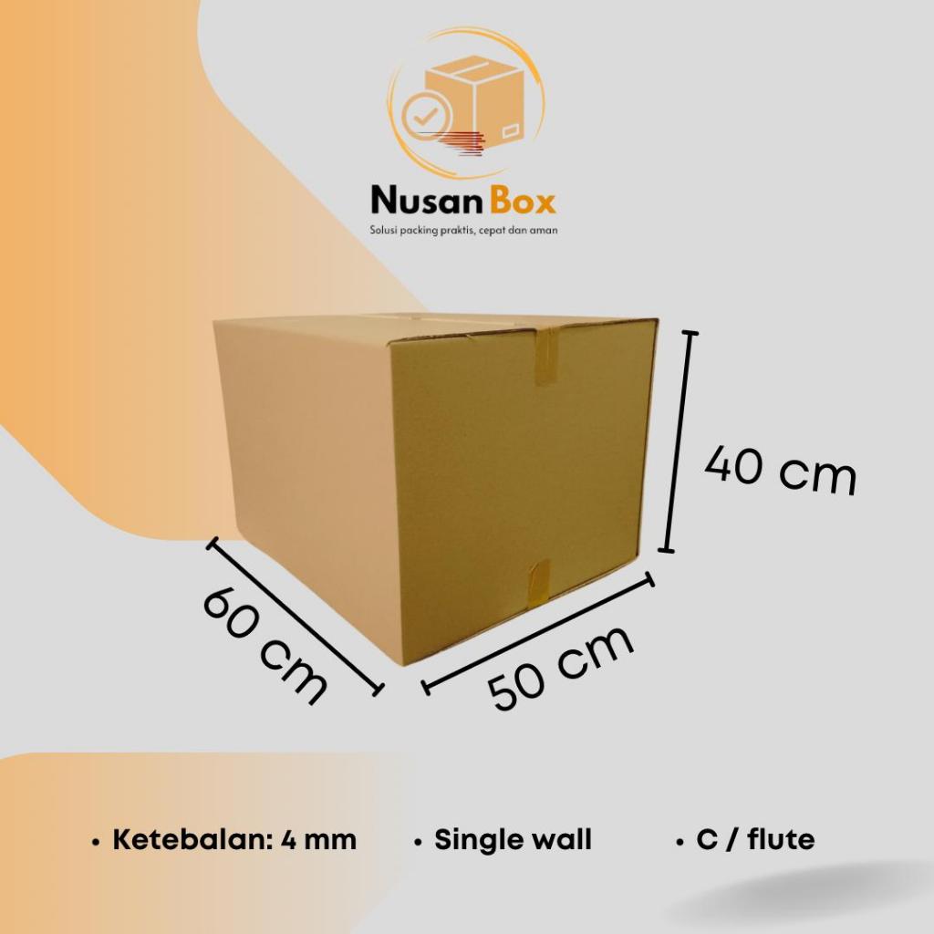 

KARDUS PACKING KARTON BOX POLOS 60X50X40 CM
