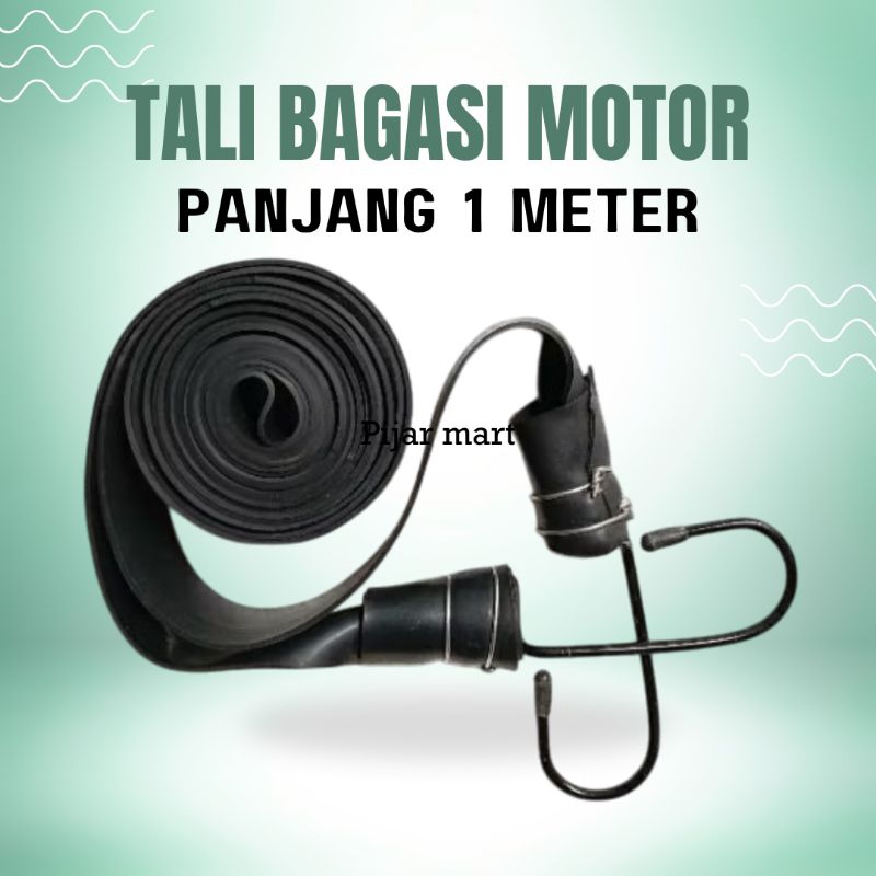 

Tali Karet Panjang 1 Meter Pengikat Barang Elastis/ Tali Pengikat Bagasi Motor