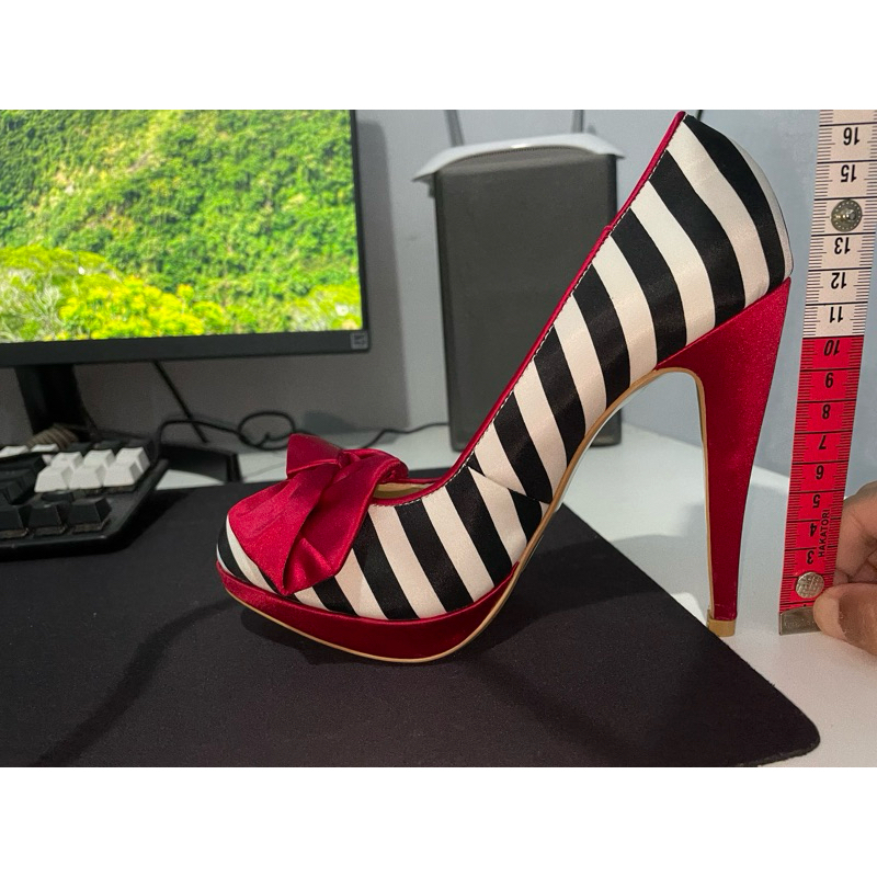 Sepatu Pesta wanita High heels Merk Dune London size 36