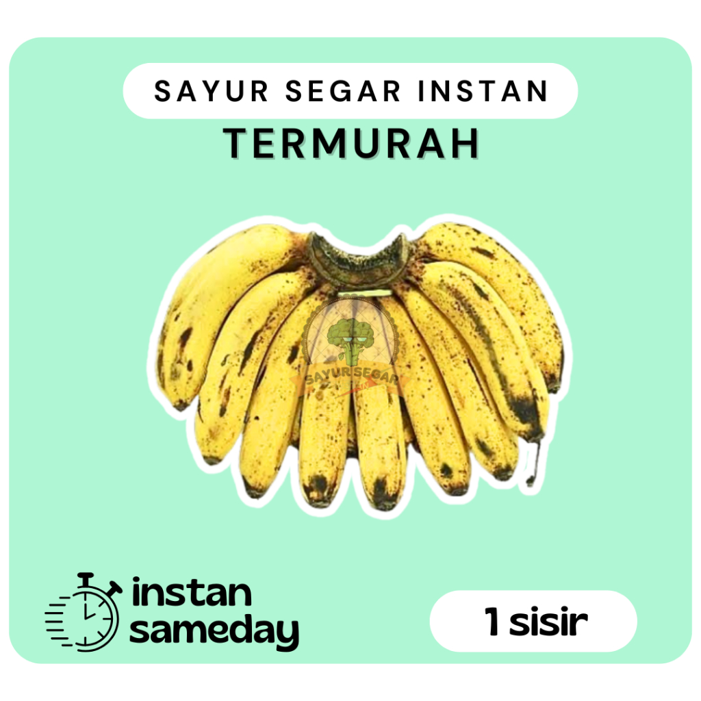 

Pisang Barangan Medan 1Sisir - Sayur Segar Instan