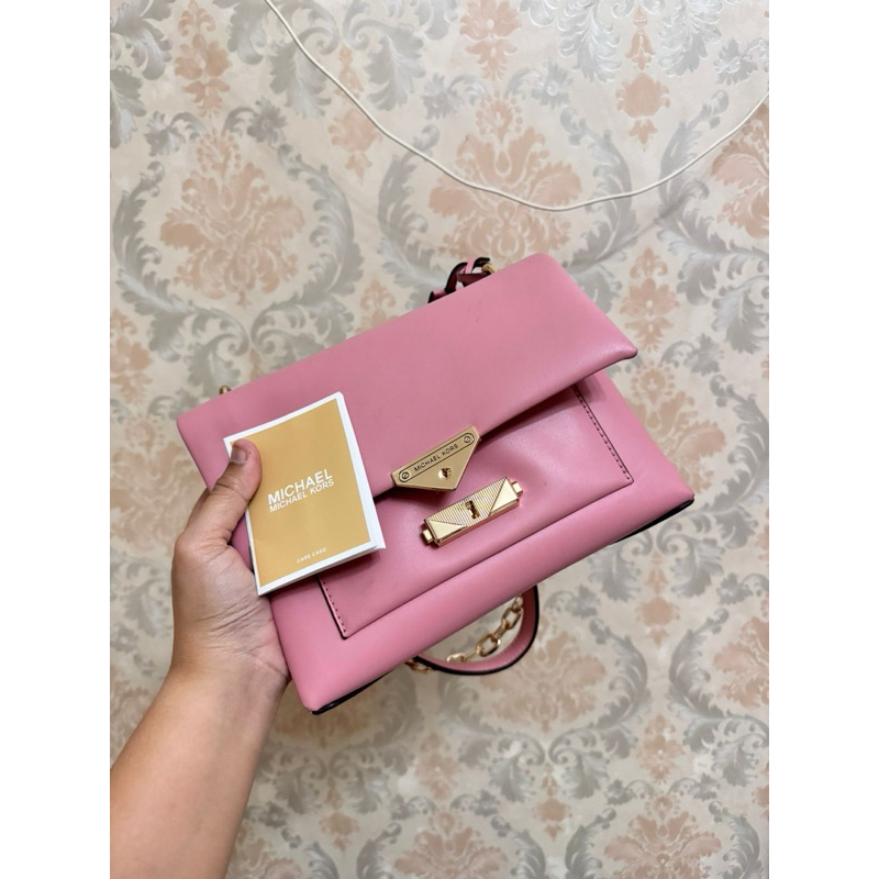 Michael Kors MK Rose Medium Flap Chain